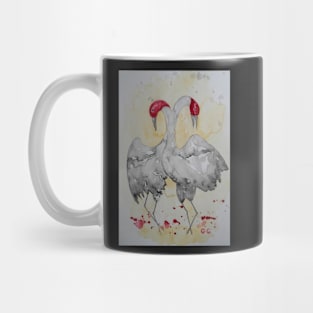 Australian Dancing Brolgas Mug